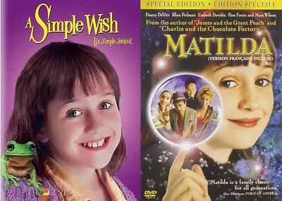 Mara Wilson Double Feature: A Simple Wish / Matilda: Special Edition [DVD-2 Pac • $22.99
