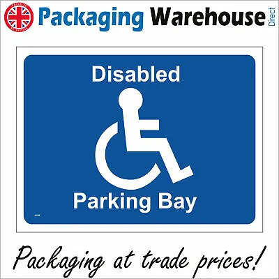 £5.95 • Buy Ve108 Disabled Parking Bay Sign Library Museum Swimming Baths Workplace