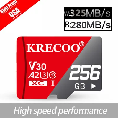 Universal Micro SDXC Card 64GB 128GB 256GB TF Class 10 V30 U3 A2 Memory Card Lot • $10.80