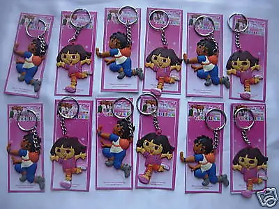 £5.95 • Buy 12 Keyring For Children Party Loot Fitter Gift Bags Fillers DORA 