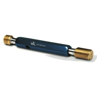 Van Keuren 3/8 -16 UNC 3B Double End Tin Coated Thread Plug Gage With Handle • $67.99
