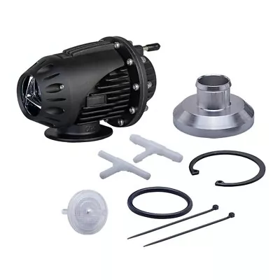 Universal 25MM SQV SSQV Turbo Blow Off Valve Bov With Adapter Flange IV 4 Black • $29.99