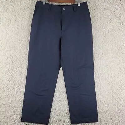 Under Armour Cold Gear Golf Stretch Performance Pants Black Men's Size 36x30 EUC • $24.88