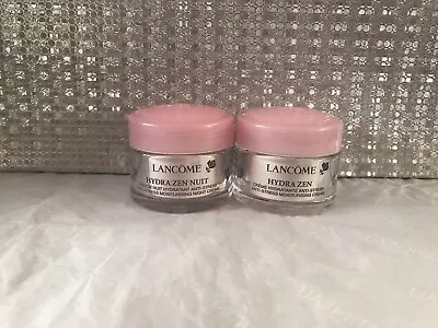£19.99 • Buy Lancome Hydra Zen Anti Stress Moisturising Cream 15ml & Night Cream 15ml New
