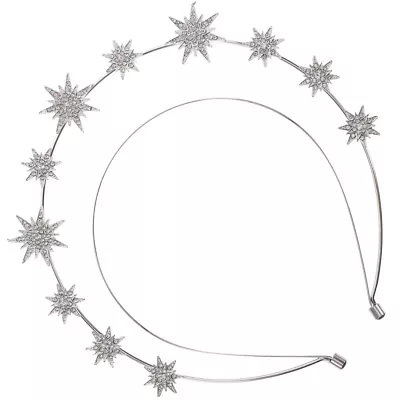 Star Headband Bridal Goddess Crown For Women Hair Accessories • £10.38