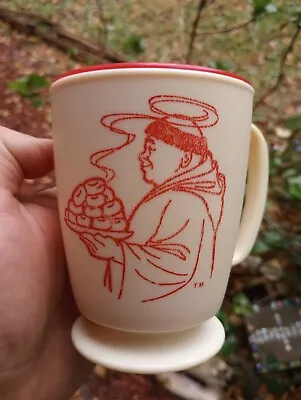 The Donut Friar The Village Gatlinburg Tennessee Vintage Coffee Mug With Lid • $19.99