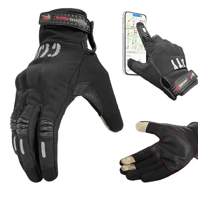 Tactical Touch Screen Gloves Riding Bike Motorcycle Gloves Full Finger Gloves US • $13.99