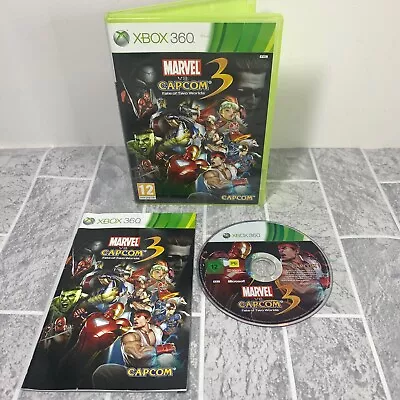 Marvel Vs Capcom 3 Xbox 360 Video Game Complete Tested & Working VGC Free UK P&P • £10.99