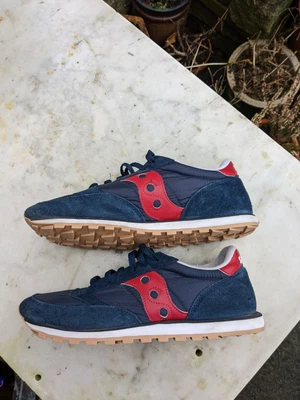 £29.99 • Buy Saucony Jazz Low Pro Blue Red Sneakers Shoes S2866-167 Mens Size 8
