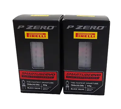 Pirelli P Zero SmarTube EVO Tube - 700 X 25 - 28mm 80mm Presta PAIR • $66.95