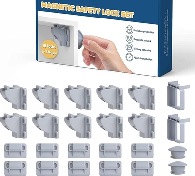 £14.49 • Buy Magnetic Safety Invisible Baby Child CUPBOARD CABINET DRAWER FRIDGE KITCHEN LOCK