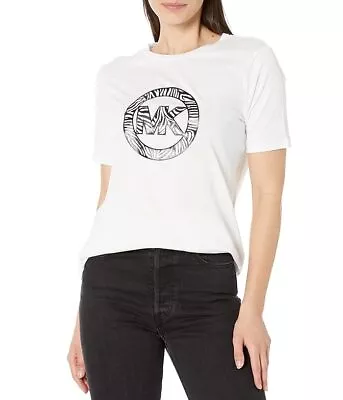 MICHAEL MICHAEL KORS Printed Charm-Logo T-Shirt 4C 831- • $17.99