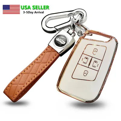 Remote Key Fob TPU Case Cover Holder For VW Atlas Jetta Taos Passat 4 Buttons • $16.19