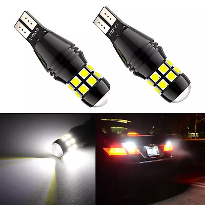 2x 921 912 T10 6000K White Super Bright LED Backup Reverse Lamp Light Bulbs 3030 • $12.99