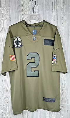 Mason Crosby Saints #2 NFL Salute To Service Men's Green Nike Jersey Size Large • $55.95