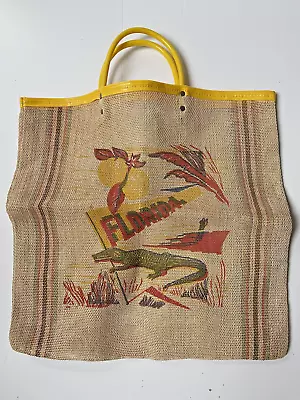 Rare Vintage 1960's Florida Mesh Tote/beach Bag • $45.95