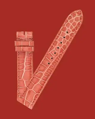 Maurice Lacroix 17mm X 16mm ML550-000000 Masterpiece Pink Crocodile Strap • $200