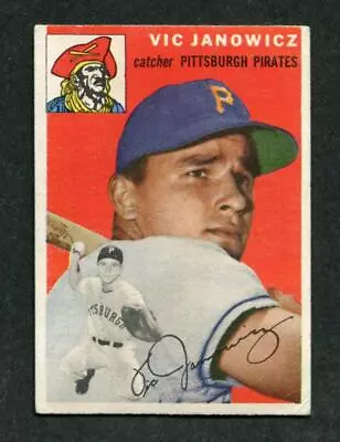 1954 Topps #16 Vic Janowicz Pittsburgh Pirates Baseball Card • $16.95