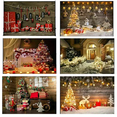 US Christmas Photo Background Vinyl Halloween Photography Background Home Studio • $9.69