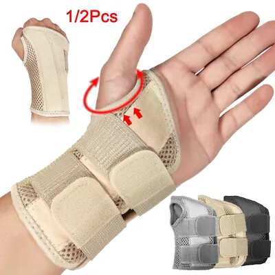 Wrist Support Hand Brace Band Carpal Tunnel Splint Arthritis Sprains Pain Gloves • $19.79