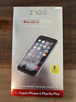 ZAGG Glass Screen Protector For Apple IPhone 6 & 6s Plus Clear 9H HD Clarity New • $7.99