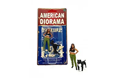 Lowriders IV 1:24 Scale American Diorama Figurine Figure Lady Female 3  W Dog • $9.37