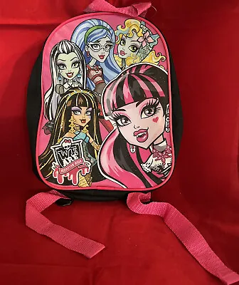 We Are Monster High Mini Backpack School Bag Girls Babies Kids Fun Happy Joy • $15