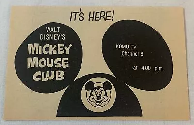 1975 KOMU Tv Ad ~ Walt Disney's MICKEY MOUSE CLUB • $6.29