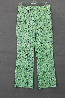 Lily Pulitzer Mens Stuff Green Golf  Palm Bch. Vintage 70's Pants Size 32W X 30 • $299.99