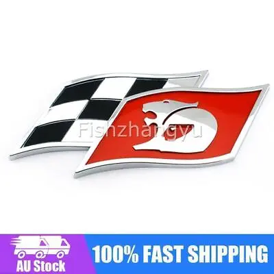 RED HSV Racing Flag Badge Emblem For Holden Commodore V8 SV6 SS SV8 GTS R8 Maloo • $18.95