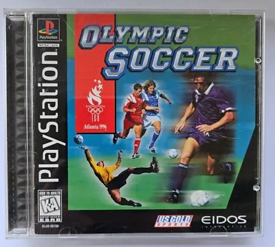 Olympic Soccer (Sony PlayStation 1 1996) Complete Game Case Instructions  • $6.99