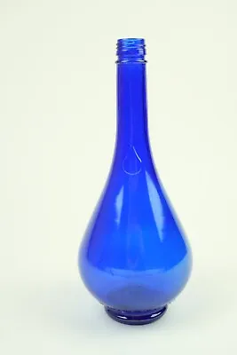 Authentic Italian Crafted Cobalt Blue Teardrop Bottle-Acqua Della Madonna 360mm • $24.28