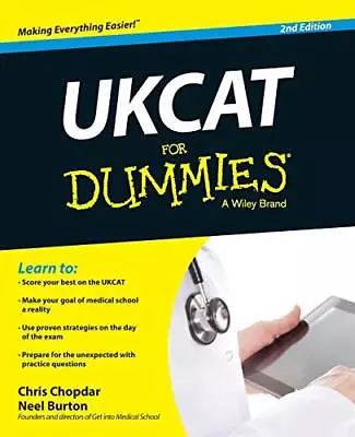 UKCAT For Dummies By Burton Neel Book The Cheap Fast Free Post • £3.89