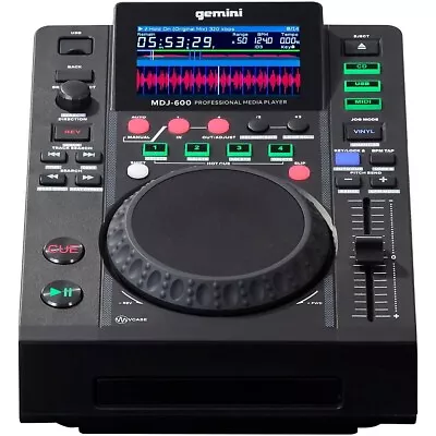 Gemini MDJ-600 Professional DJ USB CD CDJ Media Player • $299.95