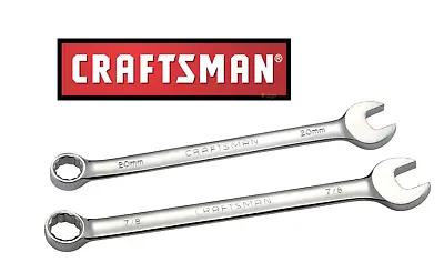 Craftsman Combination Wrenches POLISHED Inch Or MM 12pt Any Size Standard Length • $12.95