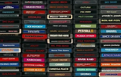 Pick Your Favorites Atari 2600 7800 2600+ Games Combine For Discount + Plus • $79.95