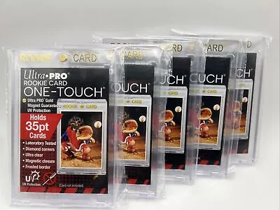 Ultra Pro One-Touch Magnetic Card Holder 35pt Point ROOKIE CARD - Lot Of 5 • $18.47