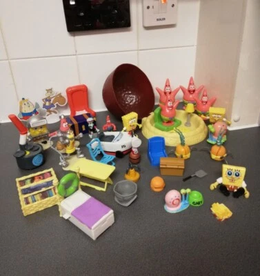 £60 • Buy Spongebob Squarepants Patrick House Playset With Figures Bundle 