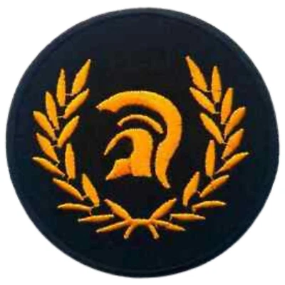 £2.57 • Buy Trojan Soldier Music Logo Clothing Jacket Shirt Badge Iron On Sew On Embroidered