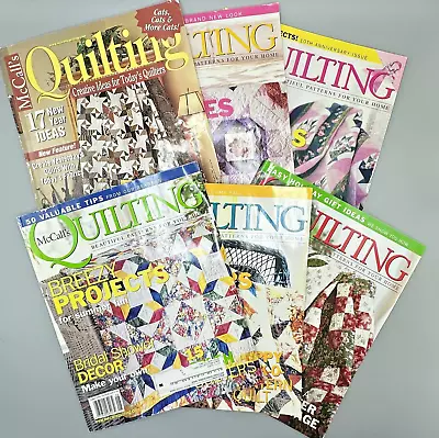 McCall's Quilting Magazine 2003 Full Year Lot Of 6 Issues With Pattern Sheets • $22.50