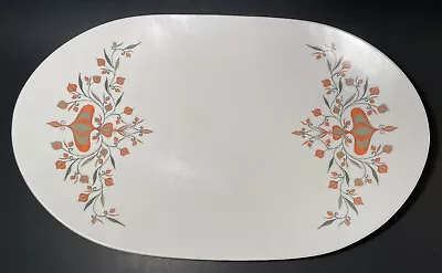 Vtg MCM BROOKPARK Modern Serving Tray Melamine Platter Holiday Ornament Retro • $30