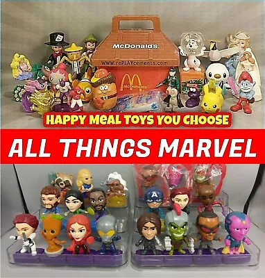 McDonalds Toys Marvel Avengers  Eternals Thor Black Panther Heroes YOU CHOOSE! • $0.99