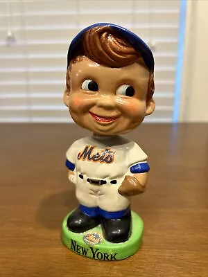 *RARE* Vintage New York Mets Bobble Head Green Base Mets 1st Year 1962 Japan • $199.99