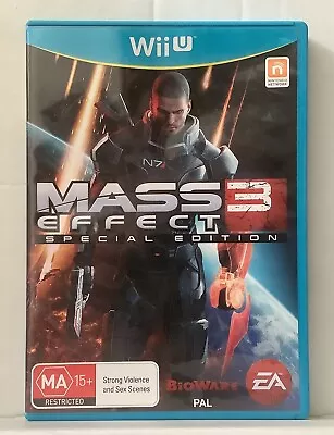 Mass Effect 3 Special Edition Nintendo Wii U Game - PAL - EA - FREE SHIPPING • $16.99