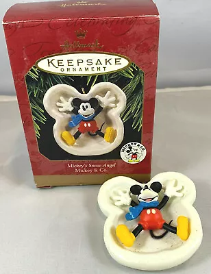 Hallmark Keepsake Ornament Mickey's Snow Angel (1997 With Box) • $12