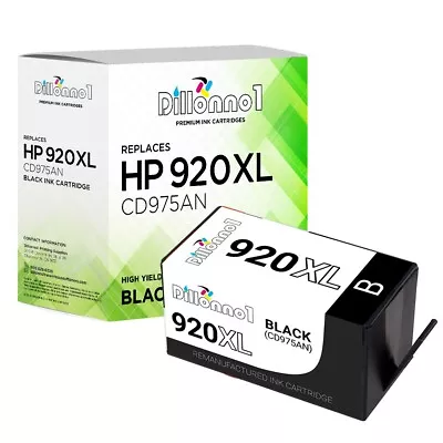 For HP 920XL CD975AN Black Ink Cartridge For OfficeJet 6000 6500 6500a Printer • $7.95