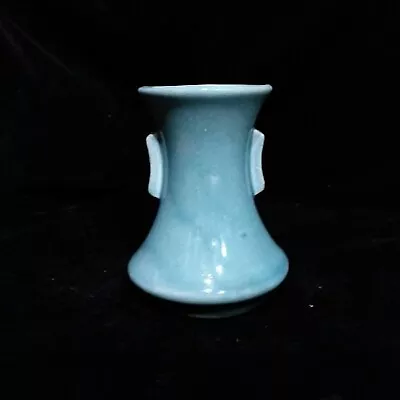 Vintage Pacific Clay Pottery 3002 USA  Vase Blue - As Is • $14.99