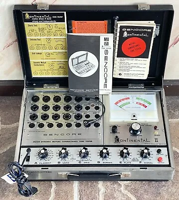 $399.99 • Buy Vintage Sencore MU150 Continental II Mutual Conductance Tube Tester
