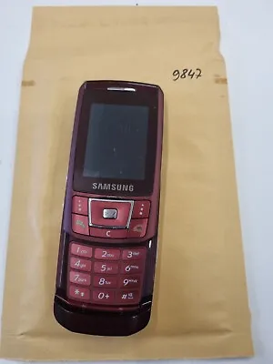 Samsung D900i - Dark Red - (Unlocked) Mobile Phone - Flip Fold • £22
