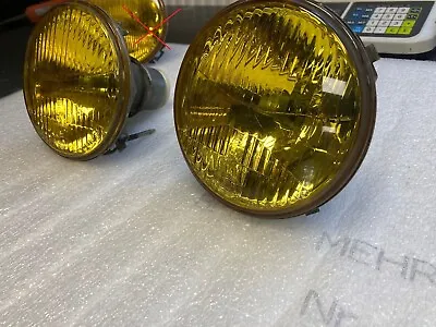 Original Euro French Yellow Hi-Beam Headlight Set L+R For BMW E30 Early Model • $699